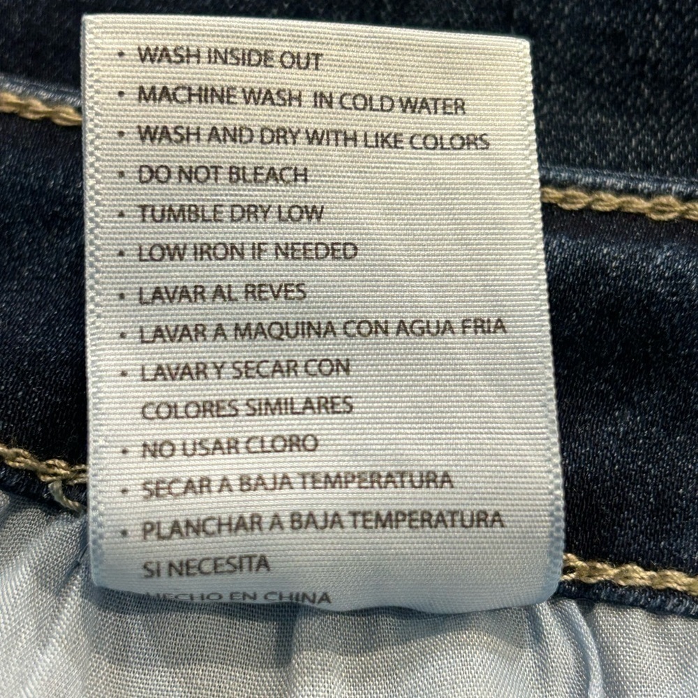 KanCan Blue Skinny Jeans with Vintage Wash - Picture 10 of 10